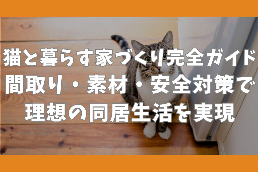 猫と暮らす家づくり完全ガイド 間取り・素材・安全対策で理想の同居生活を実現